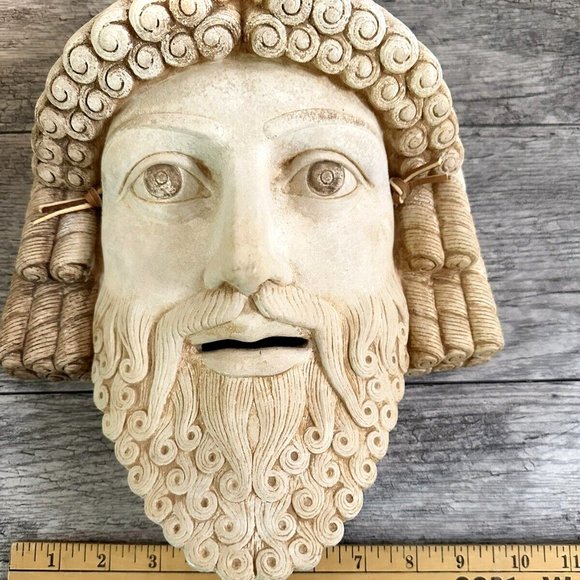 Zeus mask - Ancient Greece First Theater - King of Gods Ruler of Sky and Thunder - Picture 3 of 6